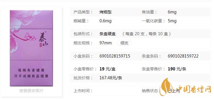 泰山顏悅多少錢一盒價(jià)格？泰山顏悅香煙價(jià)格大全2020