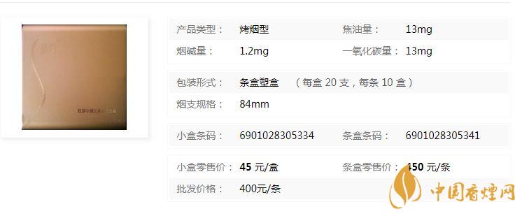 蘇煙軟金砂xs多少錢一包價格？蘇煙軟金砂XS價格及參數(shù)一覽