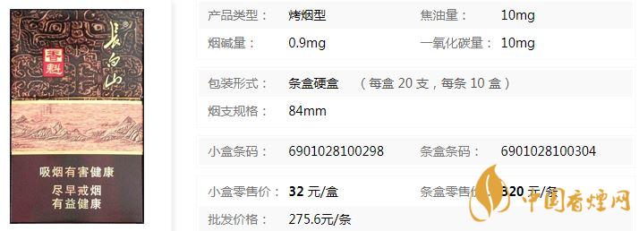 長(zhǎng)白山金香魁多少錢 長(zhǎng)白山金香魁煙草批發(fā)價(jià)格